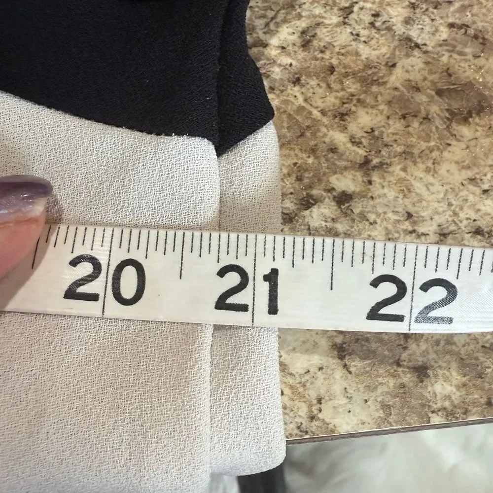 J Crew Size 6 Black and White Color Block